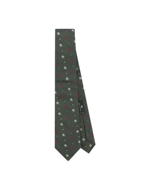 Etro Pegaso silk tie