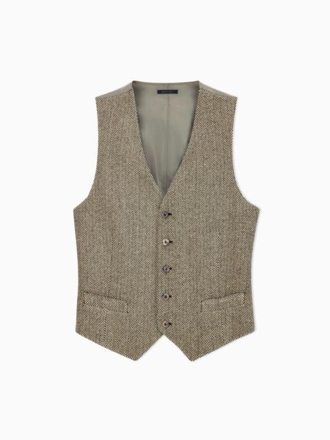 GIORGIO ARMANI ARMANI/ARCHIVIO FW1990 SINGLE-BREASTED WAISTCOAT