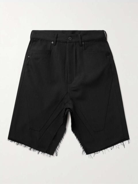 Rick Owens + Bonotto Frayed Mohair Skirt