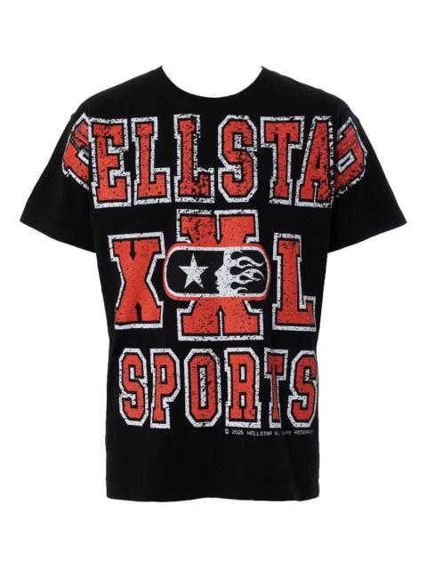 HELLSTAR Oversized Print Sport T-Shirt "Black" HSR361