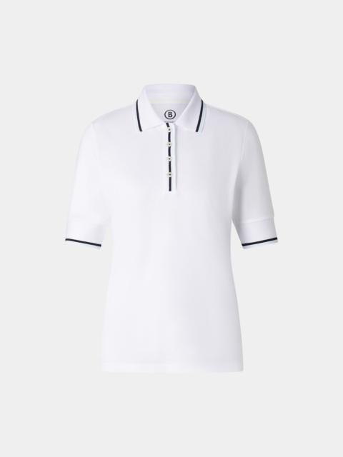 BOGNER Funktons polo shirt Elenor in White