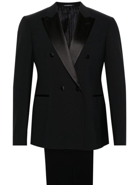 EMPORIO ARMANI double-breasted wool suit