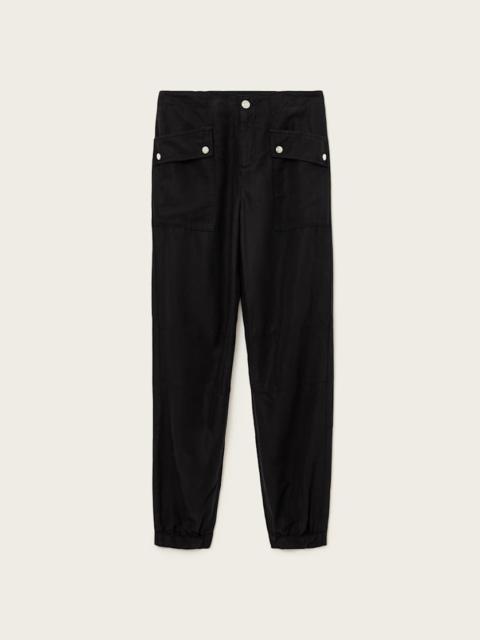 ALLSAINTS VAL CARGO LINEN BLEND PANTS