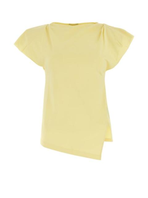 Pastel yellow cotton Sebani t-shirt