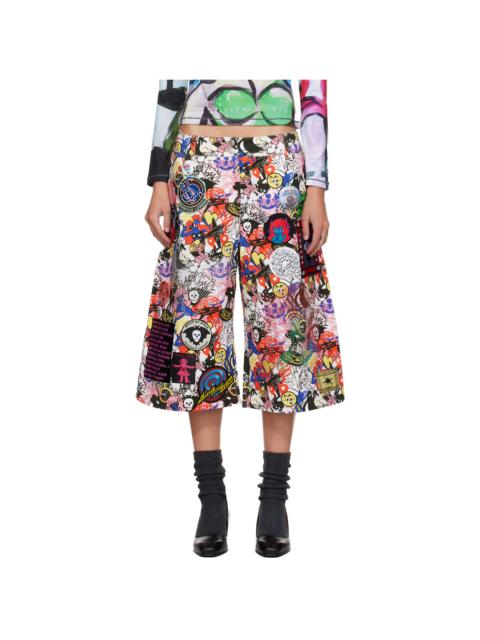 Chopova Lowena Multicolor Cosmos Denim Shorts
