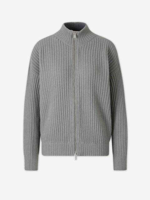 PESERICO KNIT ZIP-UP CARDIGAN