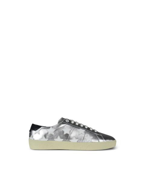 SAINT LAURENT Court Classic star-patch sneakers