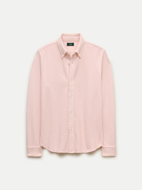 J.CREW Washed piqué button-down shirt