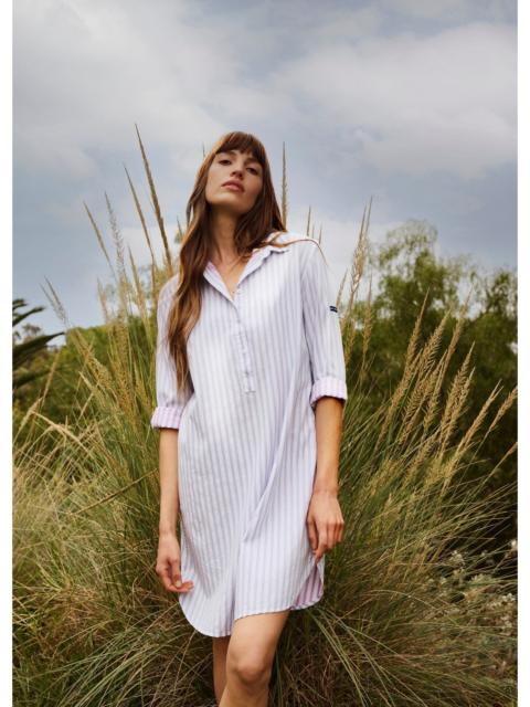 SAINT JAMES BENEDICTE II Pinstriped Shirt Dress
