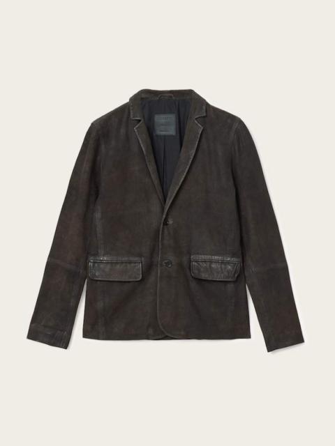 ALLSAINTS MONET WAXED SUEDE BLAZER