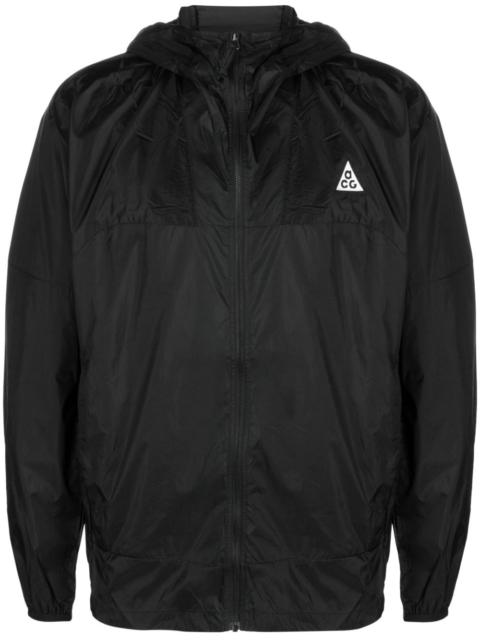 Nike logo-embroidered windbreaker
