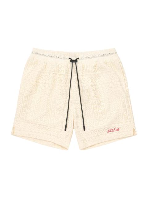 RTA Men's Chaparral Clyde Cotton Crochet Shorts - Sand