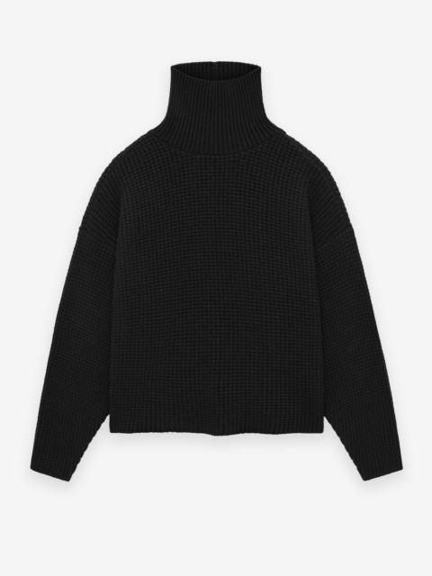 ESSENTIALS Heavy Waffle Turtleneck
