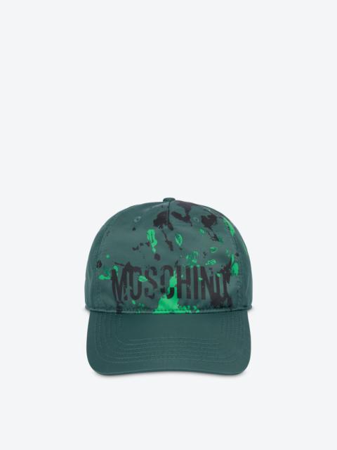 Moschino PAINTED EFFECT NYLON CAP