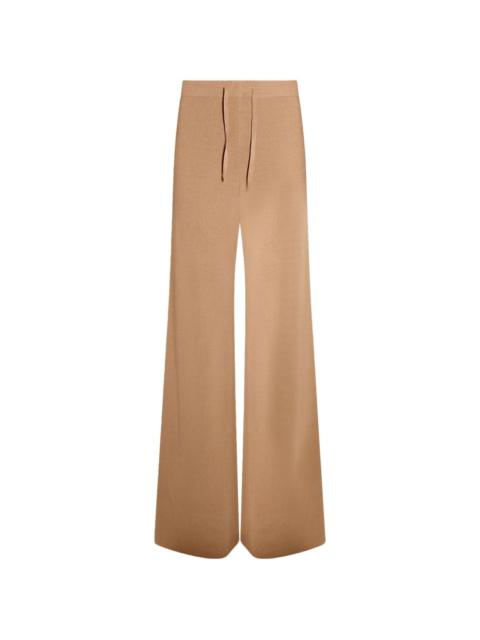 Yves Salomon knit wide-leg trousers