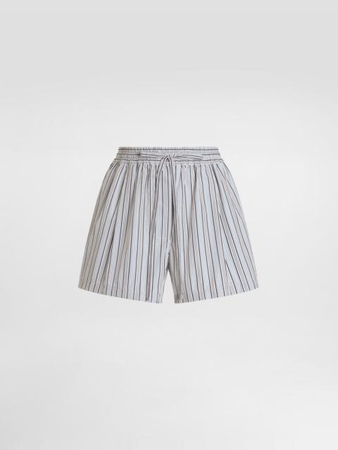 Dolce & Gabbana Striped poplin culottes shorts