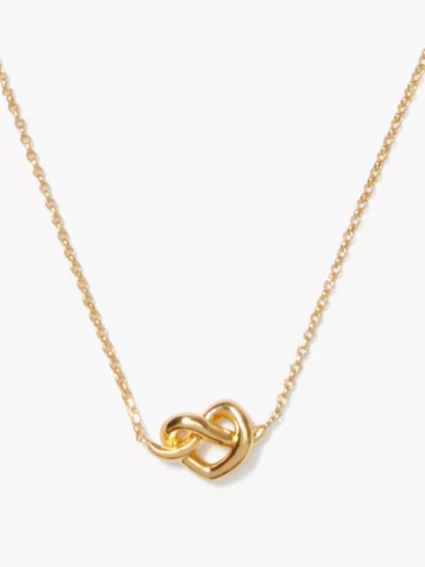 kate spade Loves Me Knot Mini Pendant