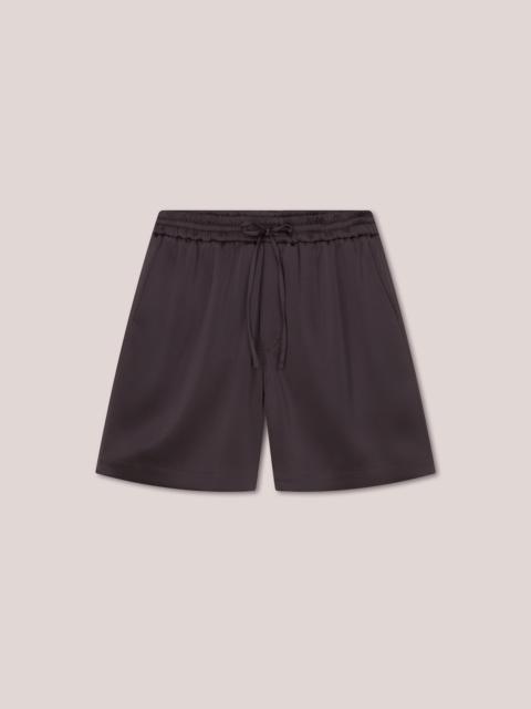 Nanushka DOXXI - ANEW Satin shorts - Espresso