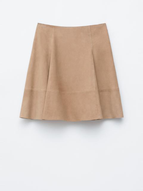 & Other Stories Knee-length A-line Suede Skirt