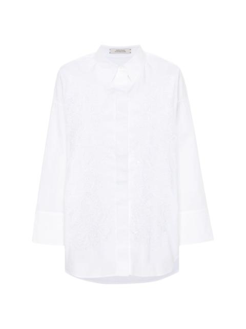 broderie-anglaise cotton shirt