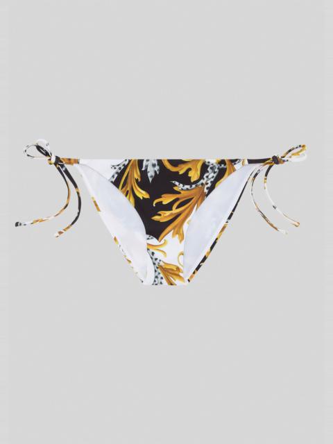 VERSACE Acanthus Print Bikini Bottom