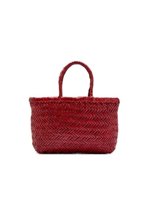 DRAGON DIFFUSION woven handle mini tote bag