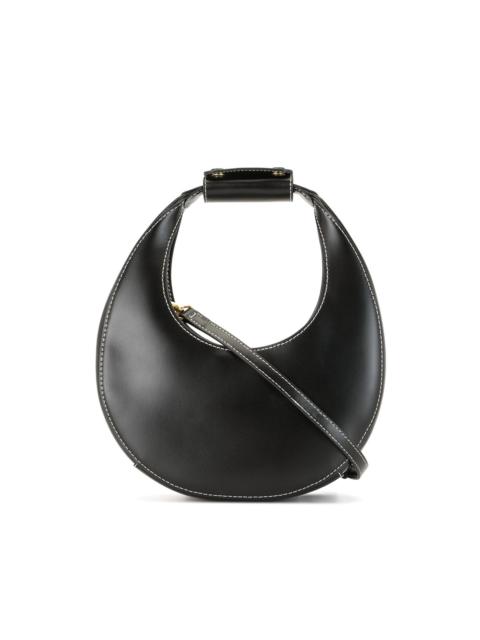 STAUD mini Moon leather shoulder bag