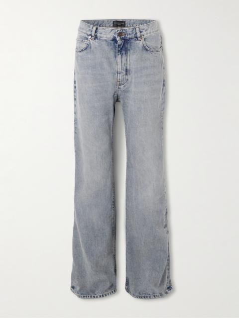 BALENCIAGA Distressed Low-rise Flared Jeans