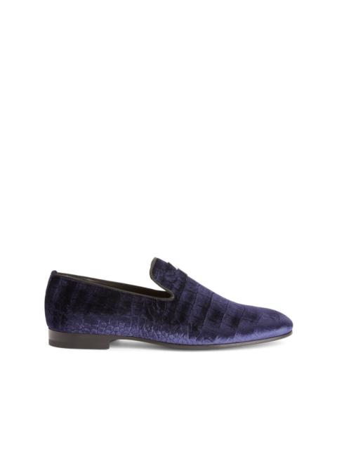 Giuseppe Zanotti G-Flash crocodile-effect loafers