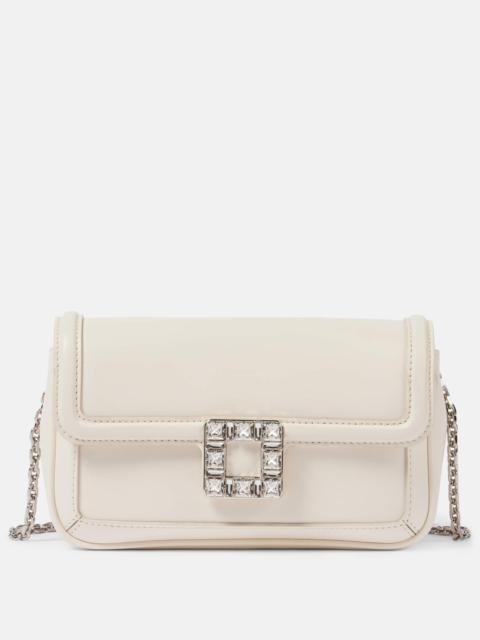 Roger Vivier Jeu De Fille shearling-trimmed shoulder bag