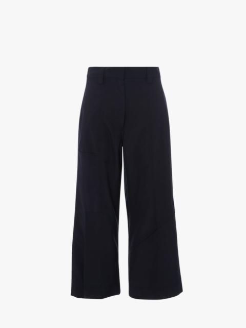 JW Anderson CROPPED WIDE LEG TROUSERS