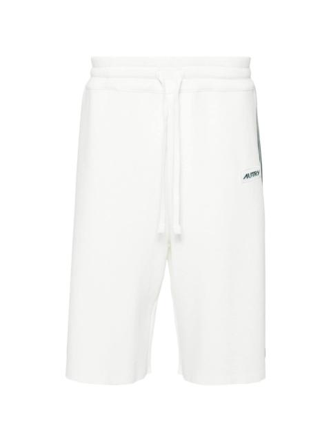 side-stripe knitted shorts