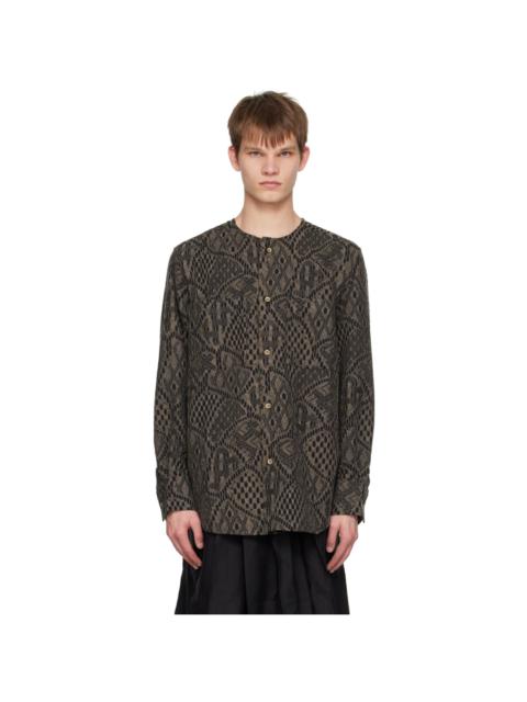 Andersson Bell Brown Leaf Shirt