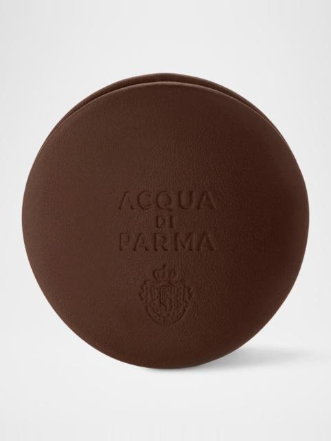 Acqua Di Parma Dark Brown Leather and Azure Car Diffuser Case