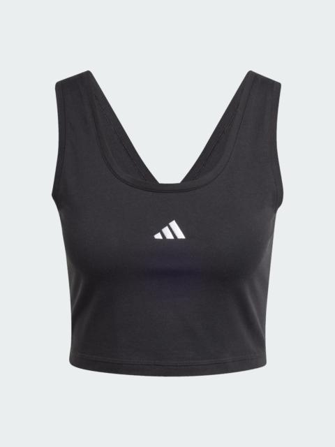adidas Essentials Small Logo Cotton Lifestyle Tank Top