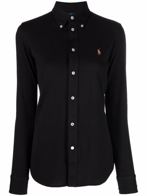 Polo Ralph Lauren embroidered-logo fitted shirt