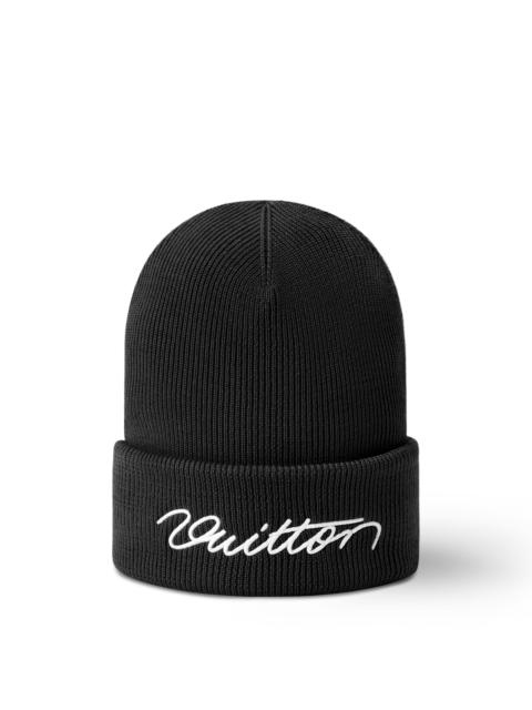 Louis Vuitton Signature Beanie