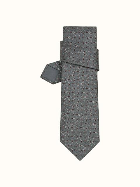 Hermès Mors Tricolore tie
