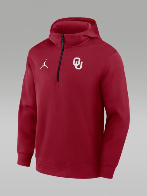 Jordan Oklahoma Coaches Premium Men's Jordan Brand Dri-FIT College 1/4-Zip Hoodie