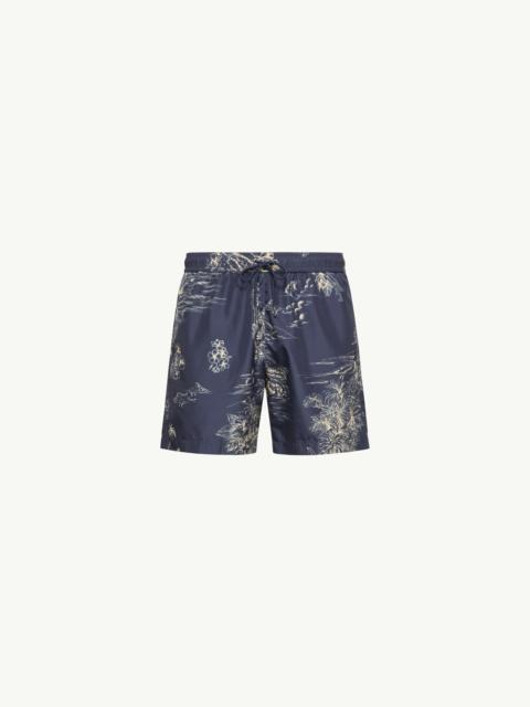 Moncler Floral Print Swim Shorts