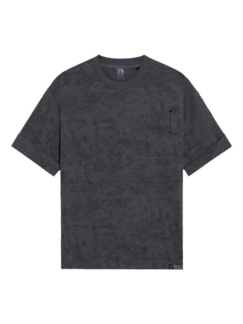 Li-Ning Li-Ning x Jackie Chan Kung Fu Graphic T-shirt 'Storm Grey' AHSS209-3