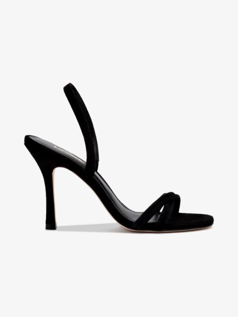 Annie Sandal In Black Suede