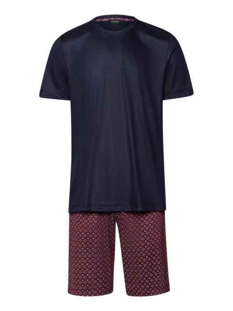 HANRO Night And Day Crew Neck Cotton Short Pajama Set