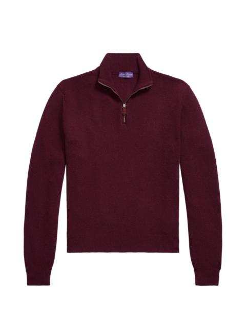 Ralph Lauren Birdseye quarter-zip sweater