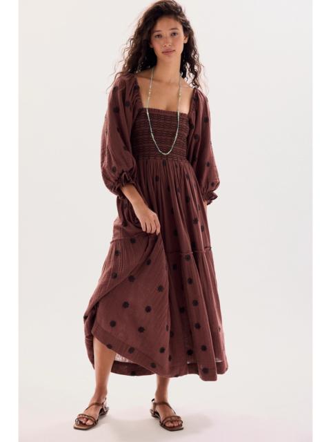 FREE PEOPLE Dahlia Embroidered Maxi Dress