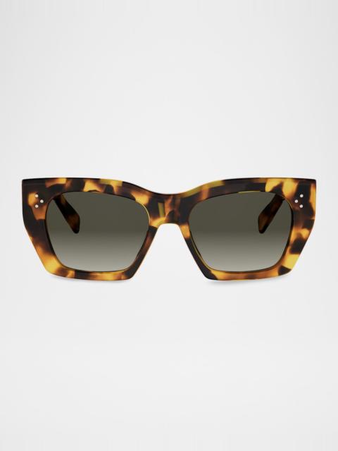 CELINE 3 Dots 53mm Square Sunglasses