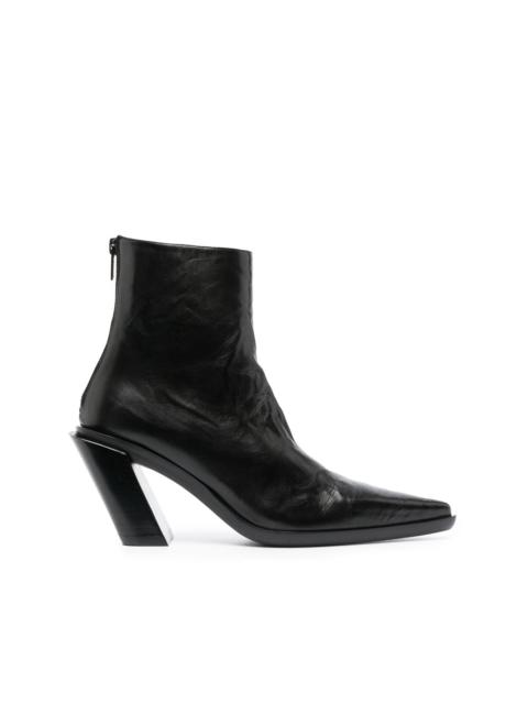 Ann Demeulemeester leather ankle boots
