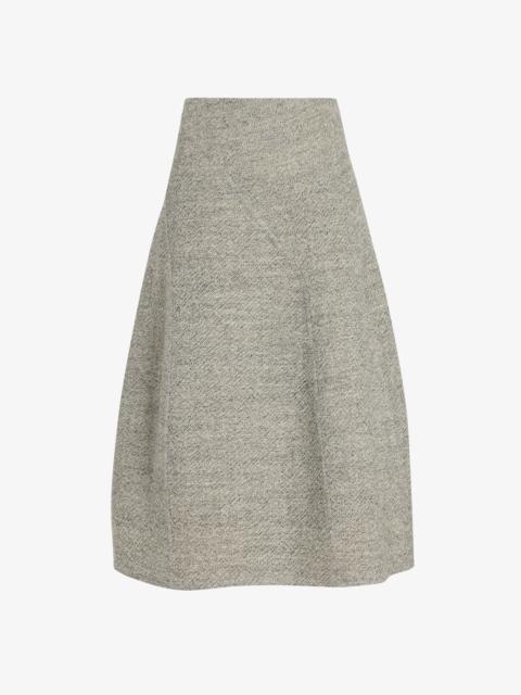 Proenza Schouler Gaelle Skirt in Double Face Melange Outerwear