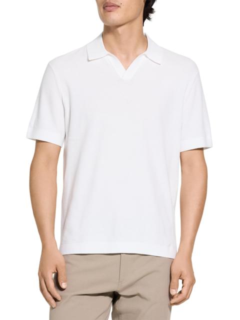Theory Men's Brenan Textured Polo Shirt - White