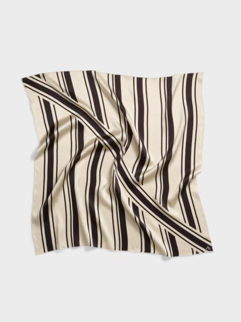 rag & bone Gia Striped Italian Silk Scarf